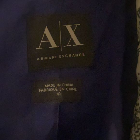 Armani exchange gray and white blazer. Spring 2013 - Picture 3 of 4
